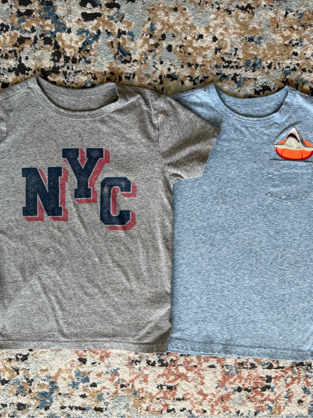 Pair of Crewcuts Graphic Tees sz SMALL